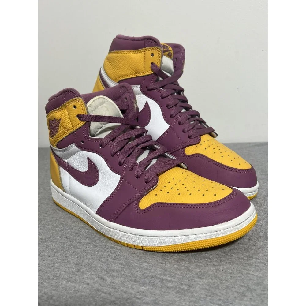 Air Jordan 1 Retro High OG Shoes Mens Size 11 Lakers 555088-706 - Picture 2 of 16